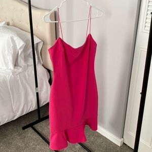 Likely hot pink dress